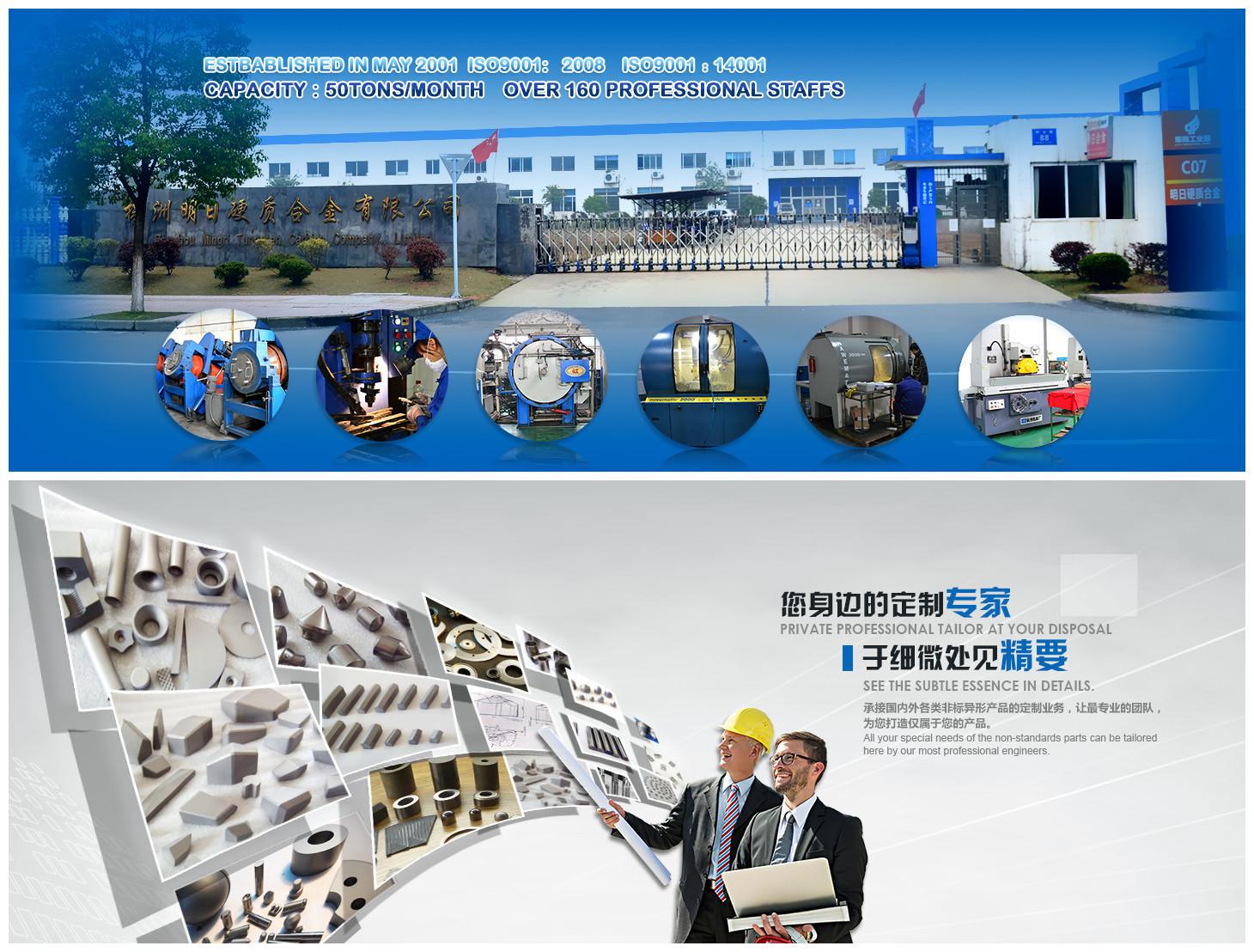 LA CHINE Zhuzhou Mingri Cemented Carbide Co., Ltd.