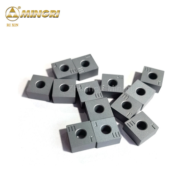 12.7x12.7x6.5 Points de largeur carrés Pièces de scie à chaîne au carbure de tungstène Insert pour couper la pierre