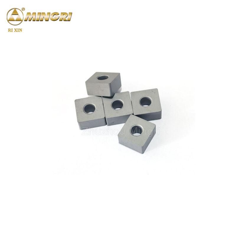 Dureté 12,7*12,7*6,5 mm Machine de scie Chian Carbide de tungstène Insert / Conseils de carbure de tungstène pour la coupe de pierre