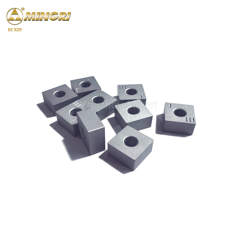 12.7x12.7x6.5 Points de largeur carrés Pièces de scie à chaîne au carbure de tungstène Insert pour couper la pierre