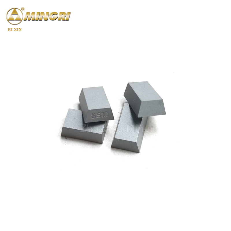 15*10*5 SS10 pointe de scie à carbure de haute précision YG9C avec des dimensions précises et une bonne précision de taille