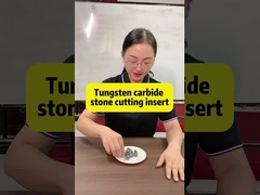 la tronçonneuse carrée de carbure de tungstène de 12.7*12.7*6.5mm s'insère pour la découpeuse en pierre